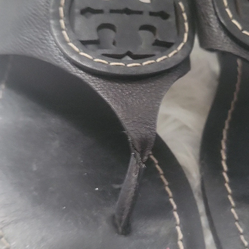 Tory Burch Miller Black Leather Sandals